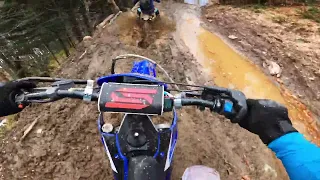 January Enduro ride - mud and snow #41