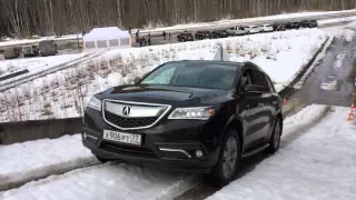 Работа полного привода SH-AWD на а/м ACURA MDX