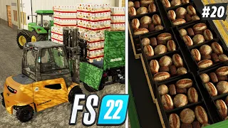 Farming Simulator 22 Ekmek Fırını ve Un Fabrikası Açtık! Nasıl çalışıyor? 20. Bölüm