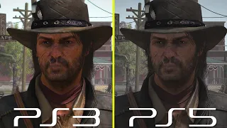 Red Dead Redemption PS3 vs PS5 (640p vs 4K 30 FPS) Graphics Comparison