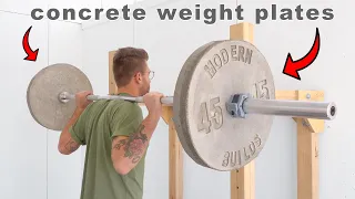 DIY Concrete Weight Plates | SAVE MONEY & DON'T BUY MOLDS