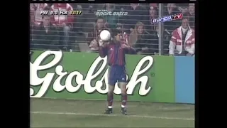 PSV - FC Barcelona kwartfinale UEFA Cup 1996 2-3