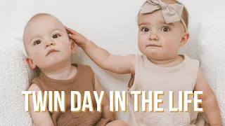 Day in the Life with Twins | Solo Routine | Heather Fern