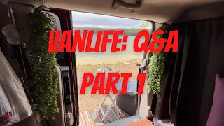 Living In A Minivan - My First Vanlife Q&A Part 1- #abiyahbina #vanlife #blackvanlife #homeonwheels
