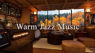 Vintage Fall Coffee Shop Ambience with Soft Jazz, Relaxing Rain and Gentle Cafe Sounds #2