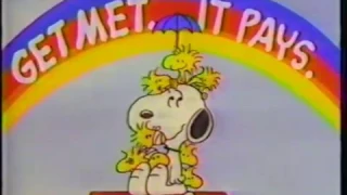 MetLife Commercial - Peanuts - Charlie Brown - Snoopy - Get Met It Pays (1990)