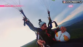 Đota freestyle o pimpovanju lopte dok je leteo padobranom (Ami G Show S13)