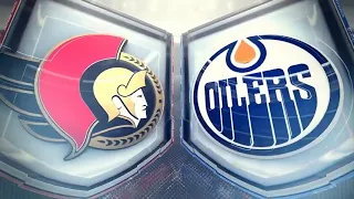 2020/2021 NHL Stützle vs Draisaitl/Kahun  Senators vs Oilers 02.02.2021