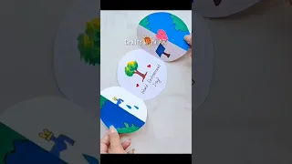 Best Environment Day craft | World Environment Day craft | #craft #saveearth #youtubeshorts |#Shorts