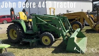 John Deere 4410 Tractor  -Selling at our Spring 2024 Online-Only Machinery Consignment Auction