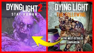 Dying Light 2 VS Dying Light : The Following Enhanced / THE MOST DETAILED COMPARISON 🔥 2015 - 2023