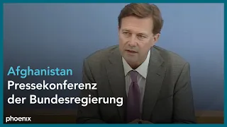 Pressekonferenz der Bundesregierung am 27.08.21