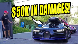 Our Insane Journey to Monterey Car Week EP. 1 *MESSED UP My Bugatti*