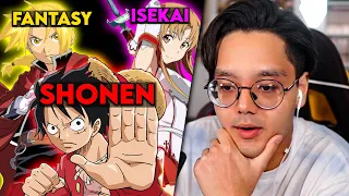 Raafey REAGIERT auf die BESTEN ANIME aus jedem GENRE