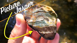 Found BEAUTIFUL Picture JASPER and AGATE in a Mystery Creek | Montana Rockhounding | Treasure Hunt