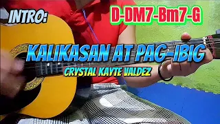 KALIKASAN AT PAG-IBIG--CRYSTAL KAYTE VALDEZ--GUITAR COVER--(CHORDS WITH LYRICS )