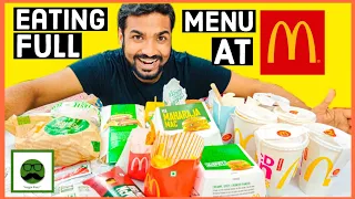 Eating All the Menu at Mc Donalds | Veggie Paaji