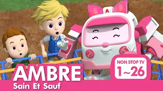 [🚑Sain et Sauf avec Ambre] Épisodes Complets | 1~26 Épisodes | 2 Heures | Robocar POLI télé