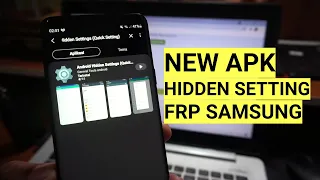New apk Hidden Setting for bypass frp google Samsung Android Hidden Settings (Quick Setting)