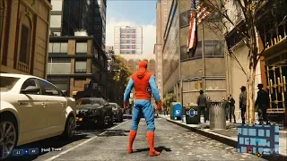 Marvel's Spider-Man (2018) - Homemade Suit - Open World Free Roam Gameplay (PS4 HD) [1080p60FPS]