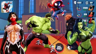 Hulk, Spiderman, Deadpool, Ironman, Avengers, Superhero Stop The Crime In City || Spider Fighter 3