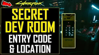 SECRET Dev Room in Cyberpunk 2077 - Kabuki Market Secret Door Code & Location - Hidden Areas