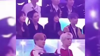 BTS (Jimin and Suga), Red Velvet and Wanna One  Reaction to Mamamoo MBC GAYO 2017