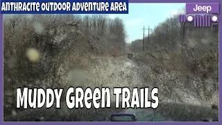 Jeep Momma Trail guide on Muddy Green Trails at AOAA Expect the Unexpected