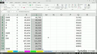 Excel Tutorial - Copy data or formulas down a column instantly