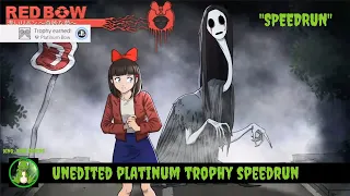 Red Bow - Full Unedited #PS4 Platinum Trophy Speed Run (European Stack)