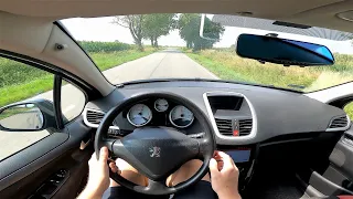 Peugeot 207 1.6i 120HP Manual (2007) POV Test Drive & Acceleration 0-100 | 4K #202