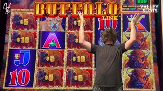 Bigger Bets = Bonus in a Bonus on Buffalo Link Slot Machine