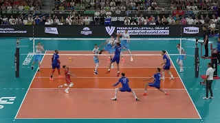Jenia Grebennikov Team France at the Volleyball World Championship 2022