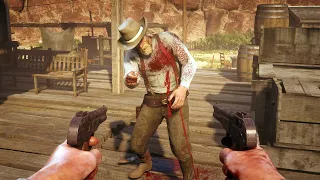 Red Dead Redemption 2 PC 60FPS - First Person Brutal Gameplay Vol. 69 😏 (Euphoria Ragdolls)