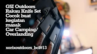 GSI Outdoors Rakau Knife Set Pisau untuk Car Camping & Overlanding - xorixoutdoors_bcl