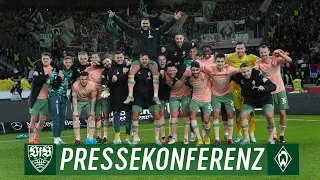 VfB Stuttgart - SV Werder Bremen 0:2 | Pressekonferenz | SV Werder Bremen