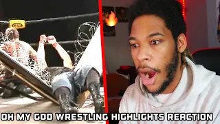 Reacting to Oh My God! (Wrestling Highlights) Part 4