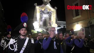 Pellegrinaggio Mariano, la lunga notte di Crotone