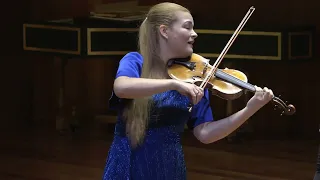 Ellinor D'Melon plays C.Schumann Romances for violin and piano