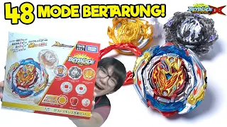 BEYBLADE INI PUNYA 48 MODE!! Unboxing Zest Achilles Customize Set -Beyblade Burst Indonesia