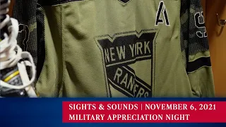 New York Rangers: Sights and Sounds | Nov. 8 2021 Military Appreciate Night