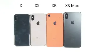 iPhone X vs Xs vs XR vs Xs Max - SPEED TEST! ✊
