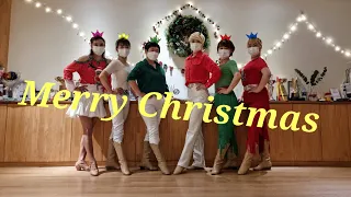 Merry Christmas Linedance 케롤송 라인댄스 초급라인댄스 킴스라인댄스 토요강사동아리 [Choreo: Sally H.]