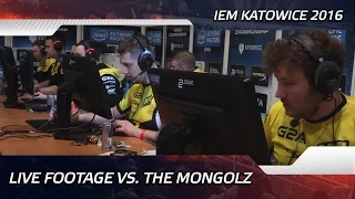 Na'Vi live footage vs. The Mongolz @ IEM Katowice 2016 (ENG SUBS)