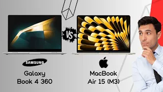 Samsung Galaxy Book 4 360 vs Apple MacBook Air 15 M3 - spec review & comparison