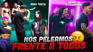 PELEANDO TODO EL DÍA FRENTE A TODOS 🤯 Jukilop | Kimberly Loaiza