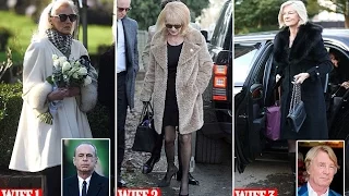 Rick Parfitt's wives, Status Quo bandmates as well as celebrity friends say goodbye at his funeral