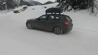 Bmw e87 120 in the snow