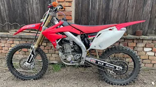 Honda CRF 450 2008 Cold start