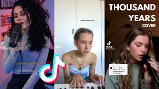 BEAUTIFUL Covers Of A Thousand Years!!! 💕😍 (TikTok Compilation) (Singing) (Chills)